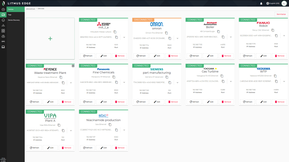 screenshot of Litmus Edge